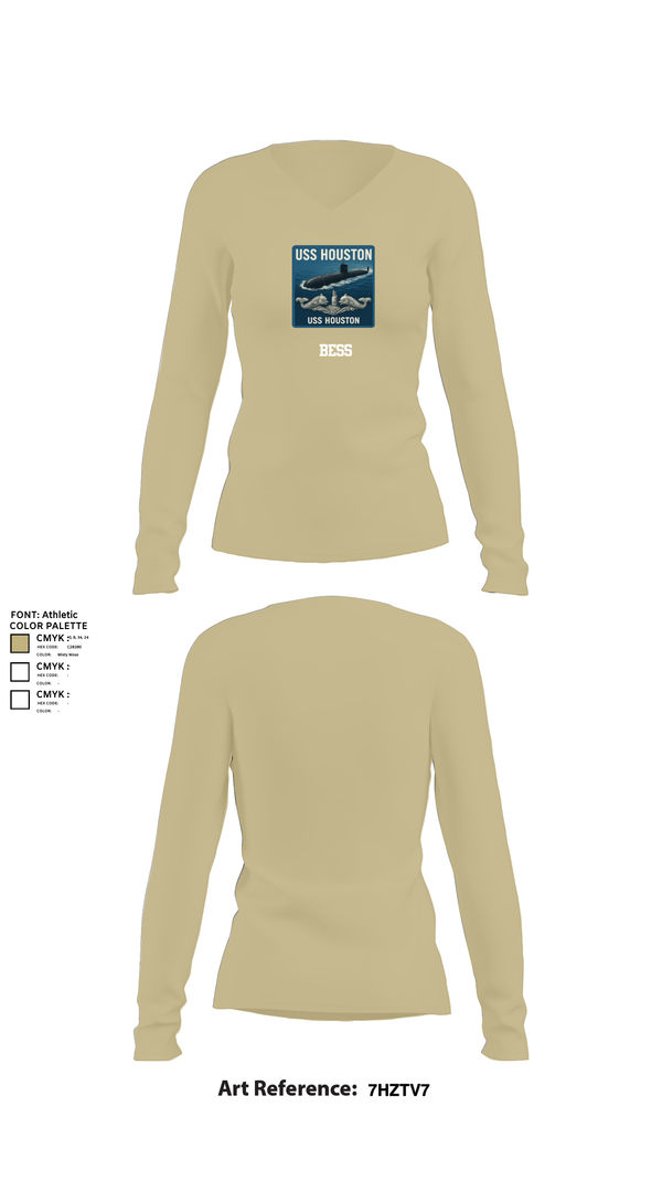 Womens Long Sleeve Vneck Shirt, BESS, , Teamtime, Team time, sublimation, custom sports apparel, team uniforms, spirit wear, spiritwear, sports uniforms, custom shirts, team store, custom team store, fundraiser sports, apparel fundraiser