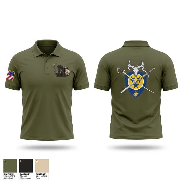 Short Sleeve Performance Polo, RSS CLARKSVILLE/PCS DICKSON, Marines, Teamtime, Team time, sublimation, custom sports apparel, team uniforms, spirit wear, spiritwear, sports uniforms, custom shirts, team store, custom team store, fundraiser sports, apparel fundraiser
