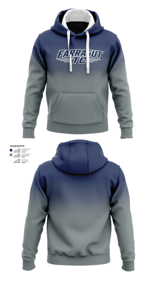 Hoodie, Farragut Track Club, Track & Field, Teamtime, Team time, sublimation, custom sports apparel, team uniforms, spirit wear, spiritwear, sports uniforms, custom shirts, team store, custom team store, fundraiser sports, apparel fundraiser