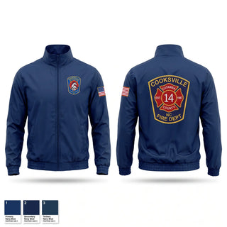 Windbreaker, Cooksville, Fire Department, Teamtime, Team time, sublimation, custom sports apparel, team uniforms, spirit wear, spiritwear, sports uniforms, custom shirts, team store, custom team store, fundraiser sports, apparel fundraiser