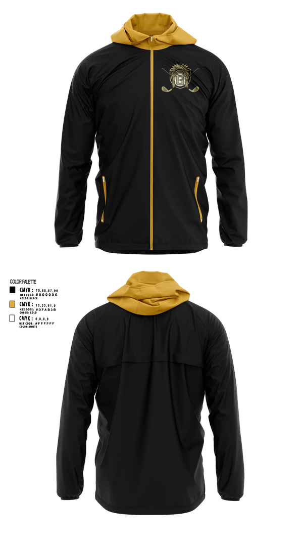 Windbreaker, Gaffney Indians, Golf, Teamtime, Team time, sublimation, custom sports apparel, team uniforms, spirit wear, spiritwear, sports uniforms, custom shirts, team store, custom team store, fundraiser sports, apparel fundraiser