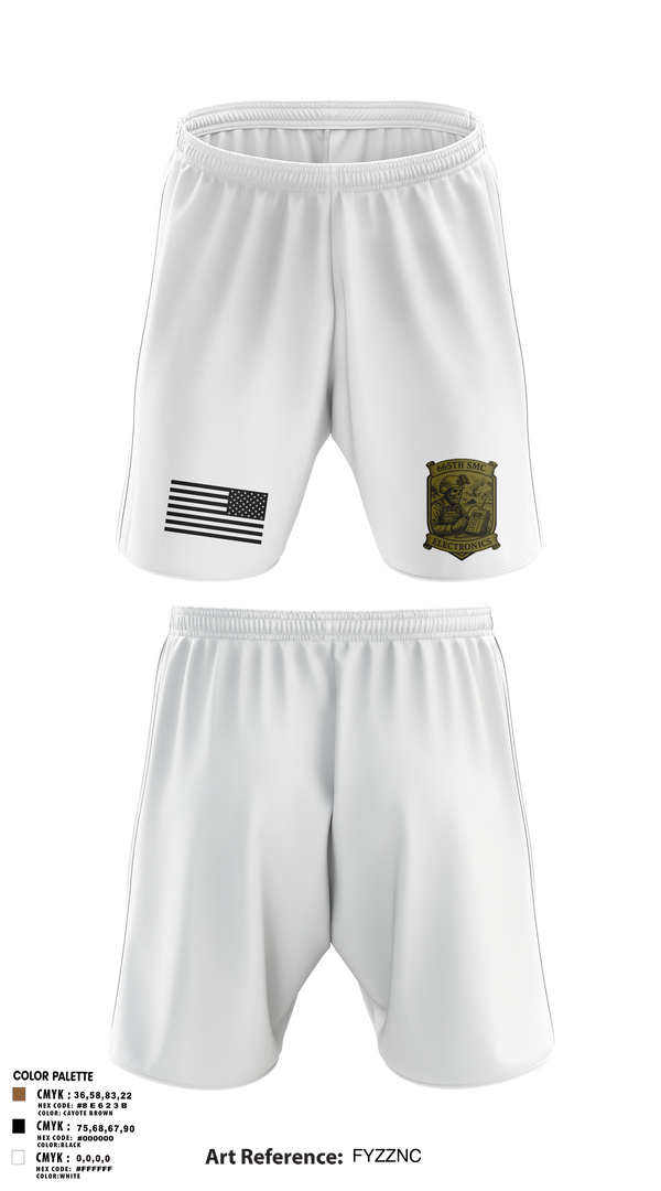 Athletic Shorts With Pockets, 665th SMC, Army, Teamtime, Team time, sublimation, custom sports apparel, team uniforms, spirit wear, spiritwear, sports uniforms, custom shirts, team store, custom team store, fundraiser sports, apparel fundraiser
