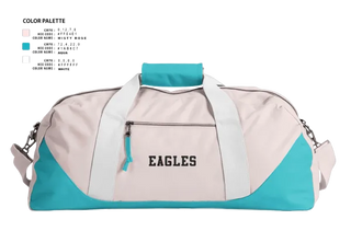 Duffle Bag, Eagles, Women's Soccer, Teamtime, Team time, sublimation, custom sports apparel, team uniforms, spirit wear, spiritwear, sports uniforms, custom shirts, team store, custom team store, fundraiser sports, apparel fundraiser