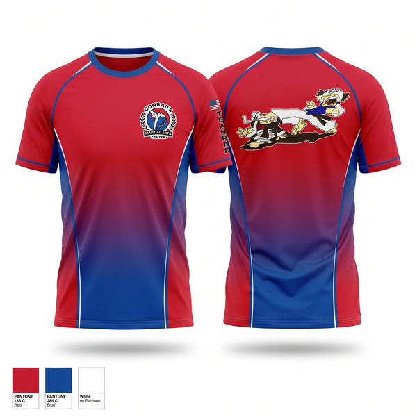 Short Sleeve Performance Shirt, Conrad’s Martial Arts Center, , Teamtime, Team time, sublimation, custom sports apparel, team uniforms, spirit wear, spiritwear, sports uniforms, custom shirts, team store, custom team store, fundraiser sports, apparel fundraiser