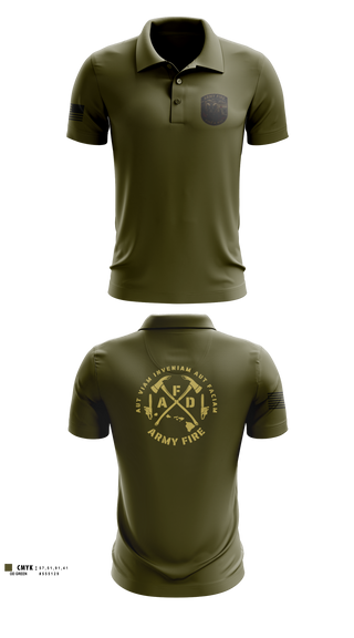 Short Sleeve Performance Polo, ARMY FIRE, Fire Department, Teamtime, Team time, sublimation, custom sports apparel, team uniforms, spirit wear, spiritwear, sports uniforms, custom shirts, team store, custom team store, fundraiser sports, apparel fundraiser