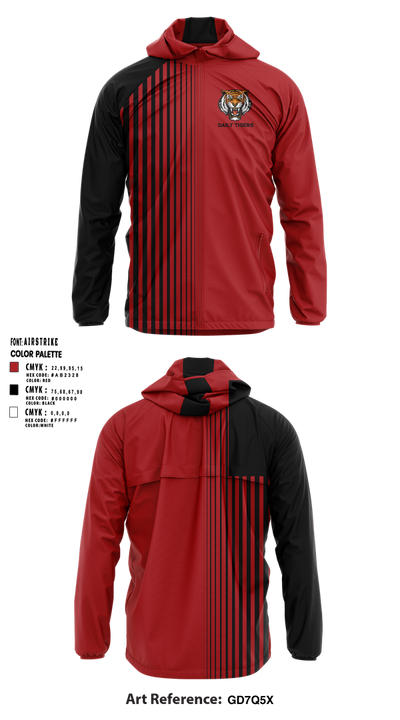 Daily Tigers 29154077 Windbreaker - 1