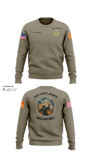 Crew Neck Sweatshirt, HHB, 31st ADA BDE, , Teamtime, Team time, sublimation, custom sports apparel, team uniforms, spirit wear, spiritwear, sports uniforms, custom shirts, team store, custom team store, fundraiser sports, apparel fundraiser