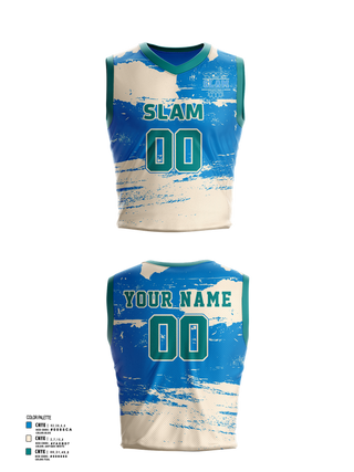 Womens Basketball Jersey, Slam, Women's Basketball, Teamtime, Team time, sublimation, custom sports apparel, team uniforms, spirit wear, spiritwear, sports uniforms, custom shirts, team store, custom team store, fundraiser sports, apparel fundraiser