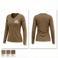 810th Engineer Company 2805714 Women's Long Sleeve V-neck Shirt - 1