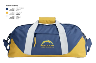Duffle Bag, Weldon High School Baseball, Baseball, Teamtime, Team time, sublimation, custom sports apparel, team uniforms, spirit wear, spiritwear, sports uniforms, custom shirts, team store, custom team store, fundraiser sports, apparel fundraiser
