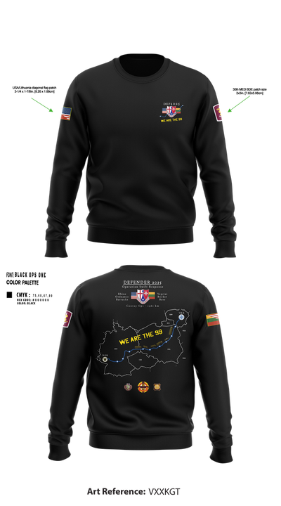 30th MED BDE DEF25 68562448 Crew Neck Sweatshirt - 61