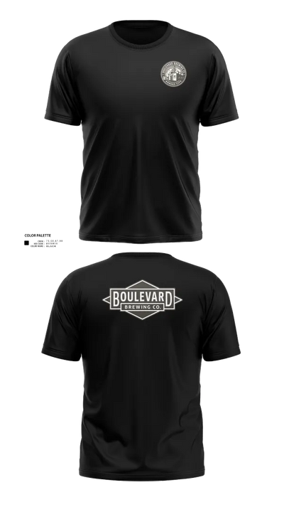 Boulevard 12426217 Short Sleeve Performance Shirt - 40