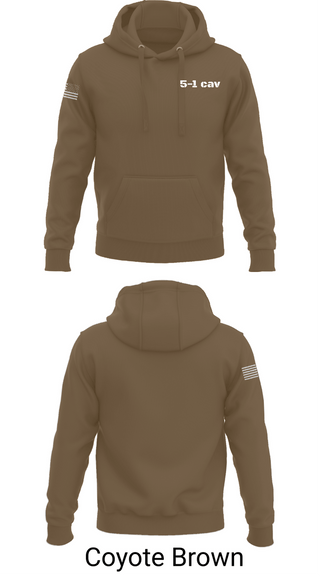 Hoodie, 5-1 cav, Army, Teamtime, Team time, sublimation, custom sports apparel, team uniforms, spirit wear, spiritwear, sports uniforms, custom shirts, team store, custom team store, fundraiser sports, apparel fundraiser