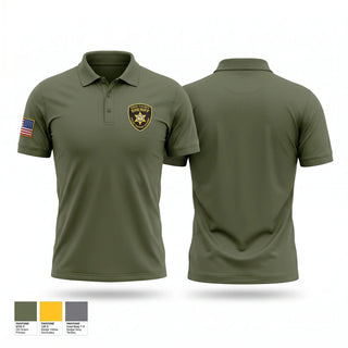 Short Sleeve Performance Polo, Cook County Sheriffs Police Training Academy, Police, Teamtime, Team time, sublimation, custom sports apparel, team uniforms, spirit wear, spiritwear, sports uniforms, custom shirts, team store, custom team store, fundraiser sports, apparel fundraiser