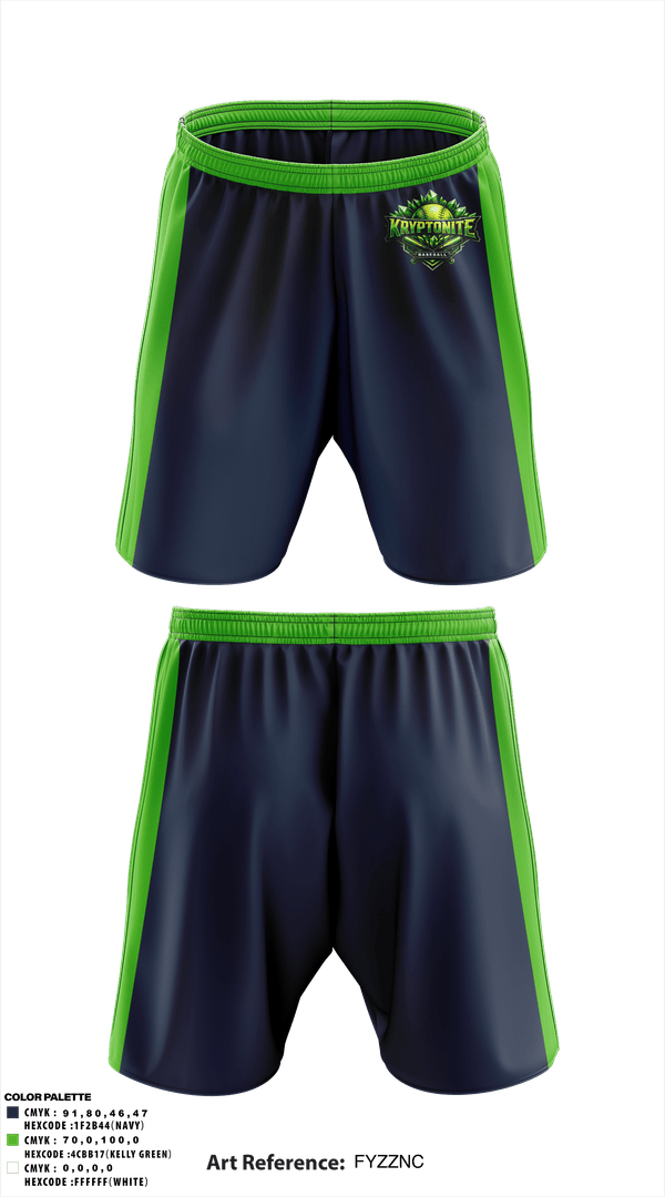 Athletic Shorts With Pockets, Kryptonite, Baseball, Teamtime, Team time, sublimation, custom sports apparel, team uniforms, spirit wear, spiritwear, sports uniforms, custom shirts, team store, custom team store, fundraiser sports, apparel fundraiser