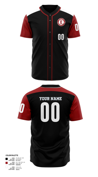Full Button Baseball Jersey, Eastlake, Baseball, Teamtime, Team time, sublimation, custom sports apparel, team uniforms, spirit wear, spiritwear, sports uniforms, custom shirts, team store, custom team store, fundraiser sports, apparel fundraiser