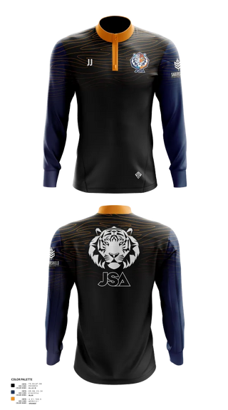 Quarter Zip Jacket, Jun Soccer Academy, Men's Soccer, Teamtime, Team time, sublimation, custom sports apparel, team uniforms, spirit wear, spiritwear, sports uniforms, custom shirts, team store, custom team store, fundraiser sports, apparel fundraiser