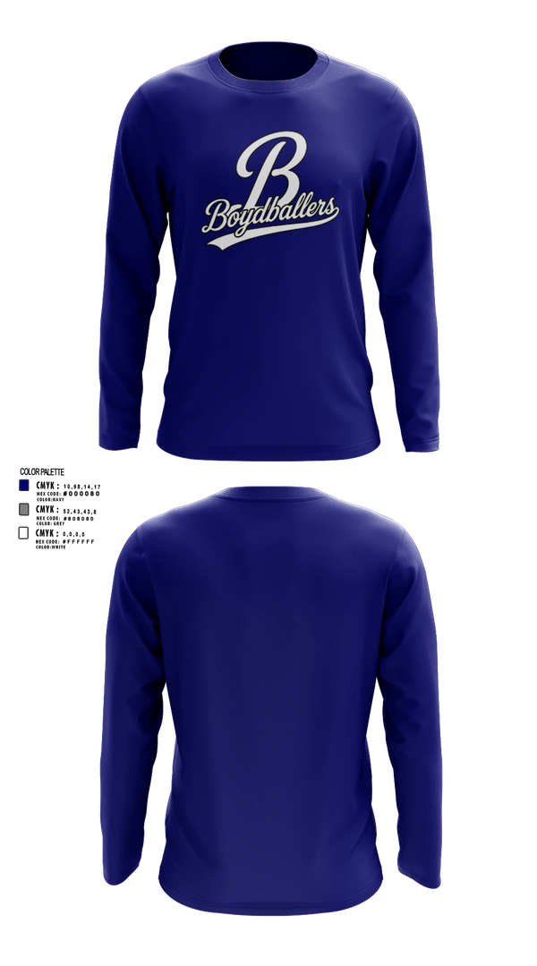 Long Sleeve Performance Shirt, BoydballersBoydballers, Men's Basketball, Teamtime, Team time, sublimation, custom sports apparel, team uniforms, spirit wear, spiritwear, sports uniforms, custom shirts, team store, custom team store, fundraiser sports, apparel fundraiser