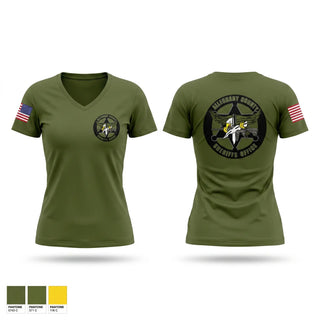 Womens Short Sleeve Vneck Shirt, Alleghany County Sheriff’s Office, Police, Teamtime, Team time, sublimation, custom sports apparel, team uniforms, spirit wear, spiritwear, sports uniforms, custom shirts, team store, custom team store, fundraiser sports, apparel fundraiser