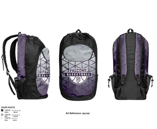 Gear Bag, Lincoln Northwest Basketball, Men's Basketball, Teamtime, Team time, sublimation, custom sports apparel, team uniforms, spirit wear, spiritwear, sports uniforms, custom shirts, team store, custom team store, fundraiser sports, apparel fundraiser
