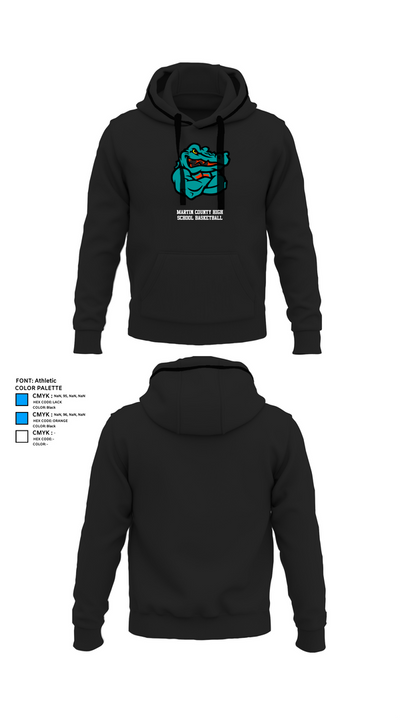 Martin County High School Basketball 52043230 Hoodie - 24