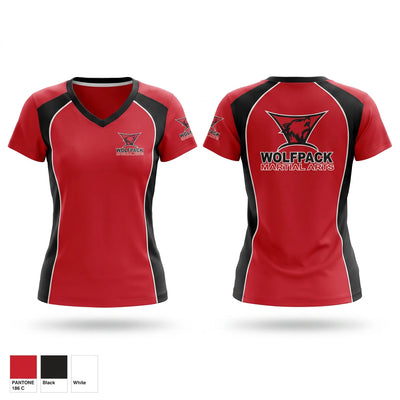 Wolfpack Martial Arts Women's Short Sleeve V-neck Shirt - 1