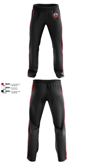 Sweatpants, Whittier Crimson Knights, , Teamtime, Team time, sublimation, custom sports apparel, team uniforms, spirit wear, spiritwear, sports uniforms, custom shirts, team store, custom team store, fundraiser sports, apparel fundraiser