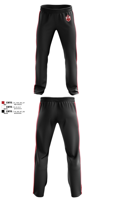 Whittier Crimson Knights 84805386 Sweatpants - 3