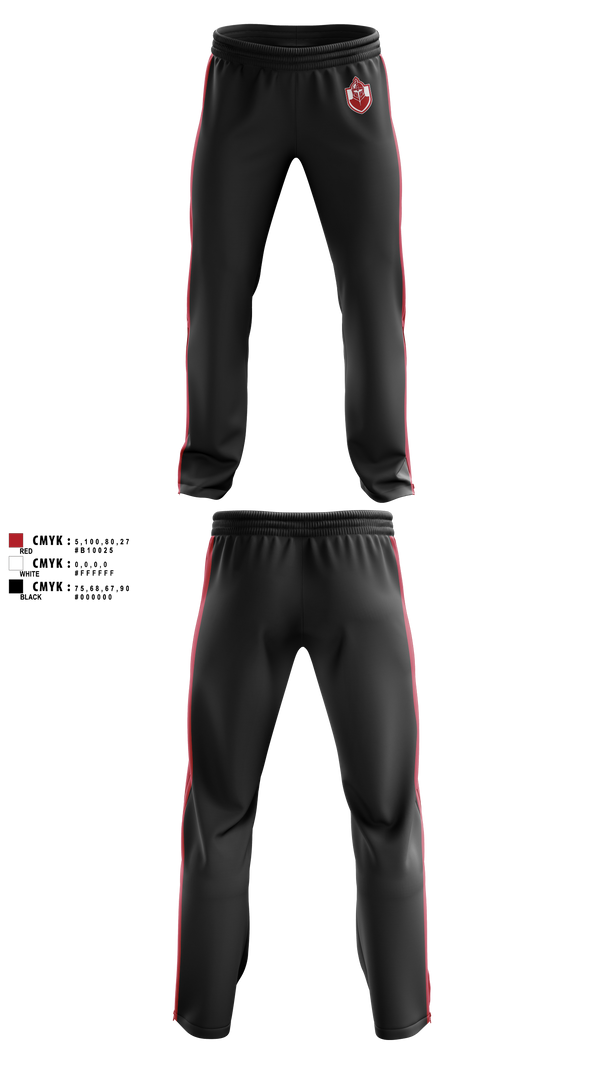 Sweatpants, Whittier Crimson Knights, , Teamtime, Team time, sublimation, custom sports apparel, team uniforms, spirit wear, spiritwear, sports uniforms, custom shirts, team store, custom team store, fundraiser sports, apparel fundraiser