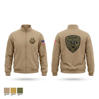 Windbreaker, Bryan County Sheriff’s Department, Police, Teamtime, Team time, sublimation, custom sports apparel, team uniforms, spirit wear, spiritwear, sports uniforms, custom shirts, team store, custom team store, fundraiser sports, apparel fundraiser