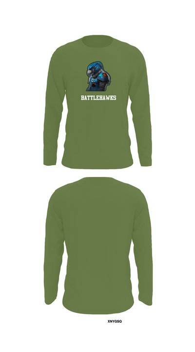 Battlehawks 56996020 Long Sleeve Performance Shirt 52