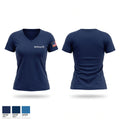Davidson PD Women's Short Sleeve V-neck Shirt - 1