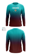 Gladys Jung Cranes Cross Country 72392172 Long Sleeve Performance Shirt 21