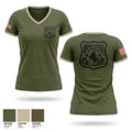 Dewey Beach Police K9 Women's Short Sleeve V-neck Shirt - 1