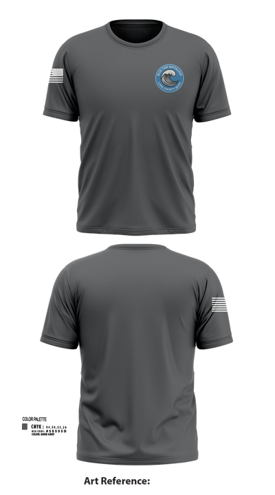 Blue Tide Battalion 71276449 Short Sleeve Performance Shirt - 101