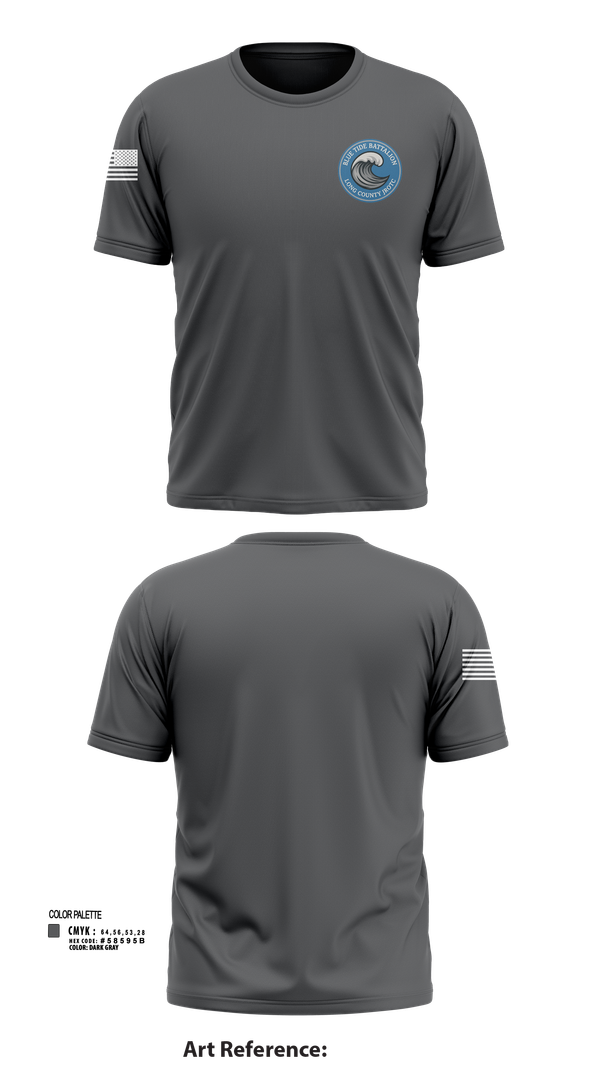Short Sleeve Performance Shirt, Blue Tide Battalion, , Teamtime, Team time, sublimation, custom sports apparel, team uniforms, spirit wear, spiritwear, sports uniforms, custom shirts, team store, custom team store, fundraiser sports, apparel fundraiser