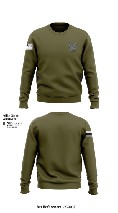 Clinton Township Special Response Team (SRT) 51118406 Crew Neck Sweatshirt - 1