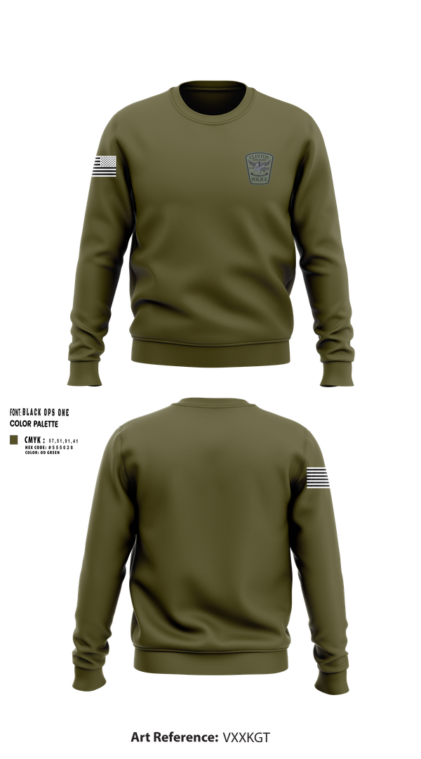 Crew Neck Sweatshirt, Clinton Township Special Response Team (SRT), , Teamtime, Team time, sublimation, custom sports apparel, team uniforms, spirit wear, spiritwear, sports uniforms, custom shirts, team store, custom team store, fundraiser sports, apparel fundraiser