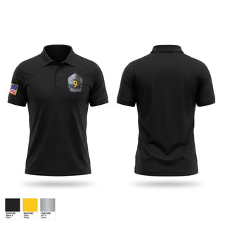 Short Sleeve Performance Polo, Station 9, Fire Department, Teamtime, Team time, sublimation, custom sports apparel, team uniforms, spirit wear, spiritwear, sports uniforms, custom shirts, team store, custom team store, fundraiser sports, apparel fundraiser