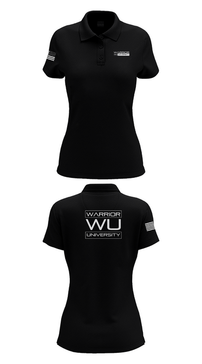 Warrior University Women's Short Sleeve Performance Polo  - 16
