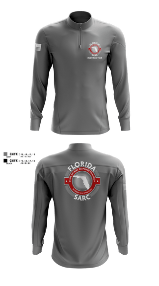 Quarter Zip Jacket, Florida State Animal Response Coalition, , Teamtime, Team time, sublimation, custom sports apparel, team uniforms, spirit wear, spiritwear, sports uniforms, custom shirts, team store, custom team store, fundraiser sports, apparel fundraiser