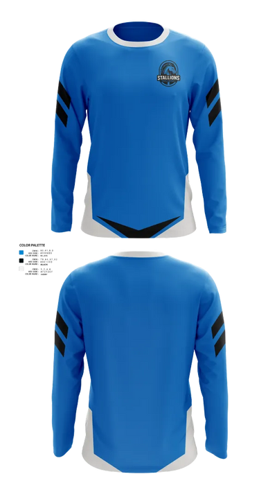 Spencer county Stallions 24069129 Long Sleeve Performance Shirt 21
