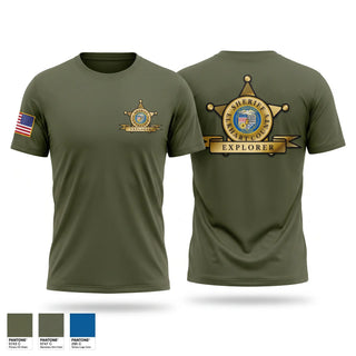 Short Sleeve Performance Shirt, Elkhart county sheriff office explorer program, Police, Teamtime, Team time, sublimation, custom sports apparel, team uniforms, spirit wear, spiritwear, sports uniforms, custom shirts, team store, custom team store, fundraiser sports, apparel fundraiser