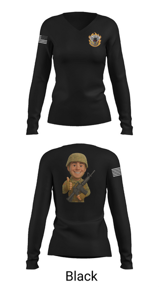 Womens Long Sleeve Vneck Shirt, 2-69 GCo, Army, Teamtime, Team time, sublimation, custom sports apparel, team uniforms, spirit wear, spiritwear, sports uniforms, custom shirts, team store, custom team store, fundraiser sports, apparel fundraiser