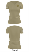Hammonton Police 88438109 Women's Short Sleeve V-neck Shirt - 84