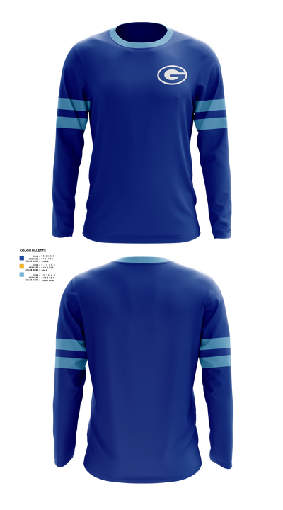 Gretna High School Baseball 91684950 Long Sleeve Performance Shirt 21