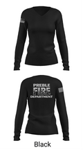 Preble Fire and Rescue 82953895 Women's Long Sleeve V-neck Shirt - 23