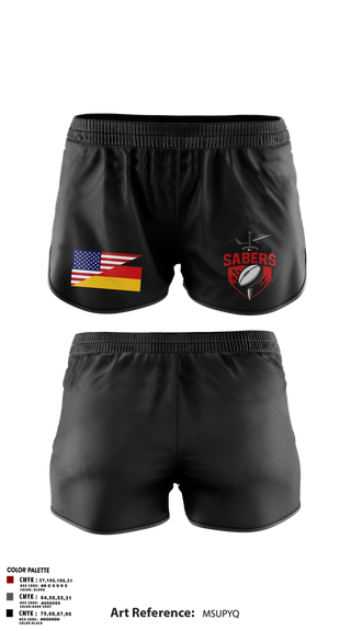 Ranger Panties, Saber Rugby, Rugby, Teamtime, Team time, sublimation, custom sports apparel, team uniforms, spirit wear, spiritwear, sports uniforms, custom shirts, team store, custom team store, fundraiser sports, apparel fundraiser