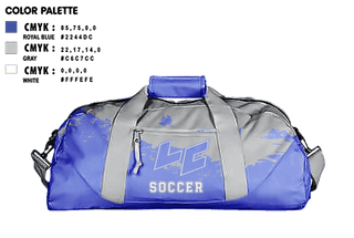Duffle Bag, Lewis County High School, Men's Soccer, Teamtime, Team time, sublimation, custom sports apparel, team uniforms, spirit wear, spiritwear, sports uniforms, custom shirts, team store, custom team store, fundraiser sports, apparel fundraiser