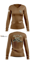 206th MST Women's Long Sleeve V-neck Shirt - 100